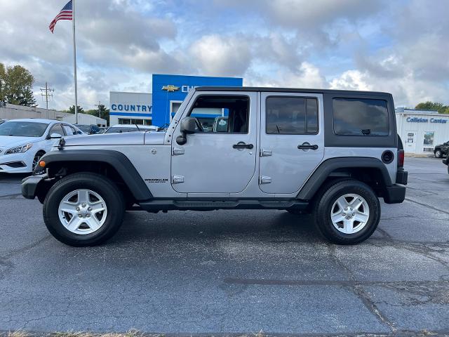 Used 2016 Jeep Wrangler Unlimited Sport S with VIN 1C4BJWDG3GL244363 for sale in North Vernon, IN