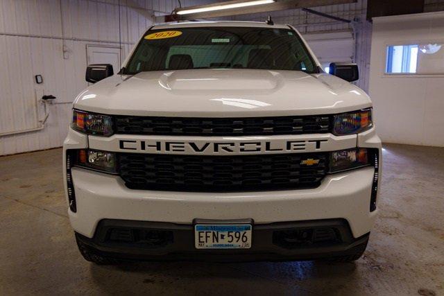 Used 2020 Chevrolet Silverado 1500 Custom with VIN 1GCRYBEH8LZ289199 for sale in Willmar, Minnesota