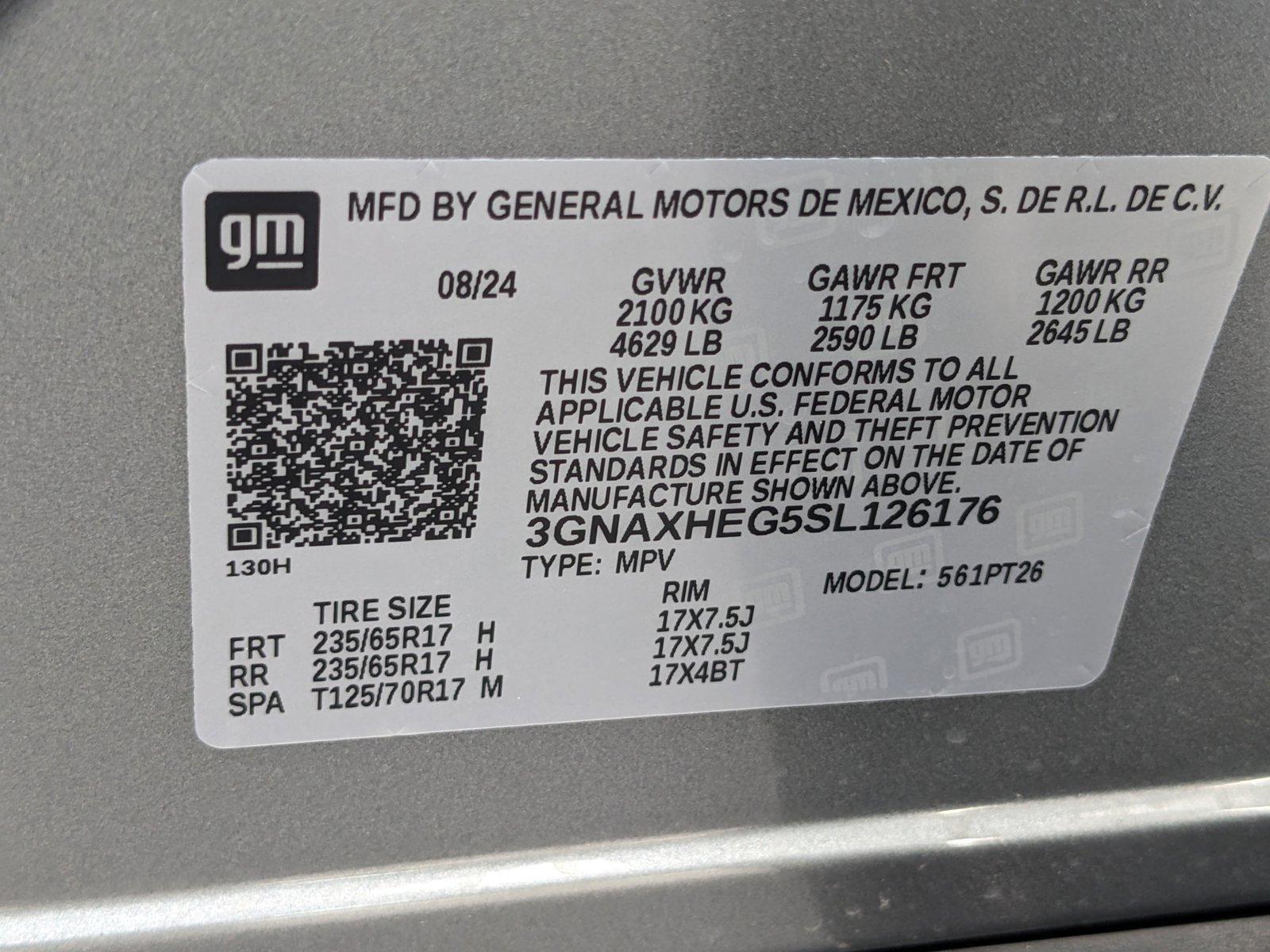 2025 Chevrolet Equinox Vehicle Photo in GREENACRES, FL 33463-3207