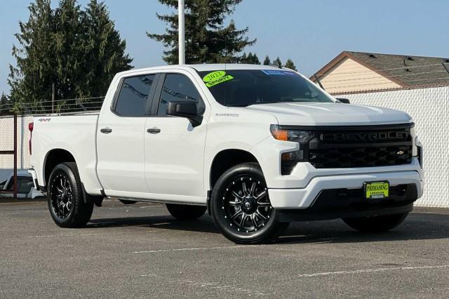 Used 2022 Chevrolet Silverado 1500 Custom with VIN 1GCPDBEK0NZ640060 for sale in Lebanon, OR