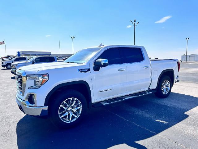 Used 2022 GMC Sierra 1500 Limited SLT with VIN 3GTU9DED1NG114599 for sale in Blanchard, OK