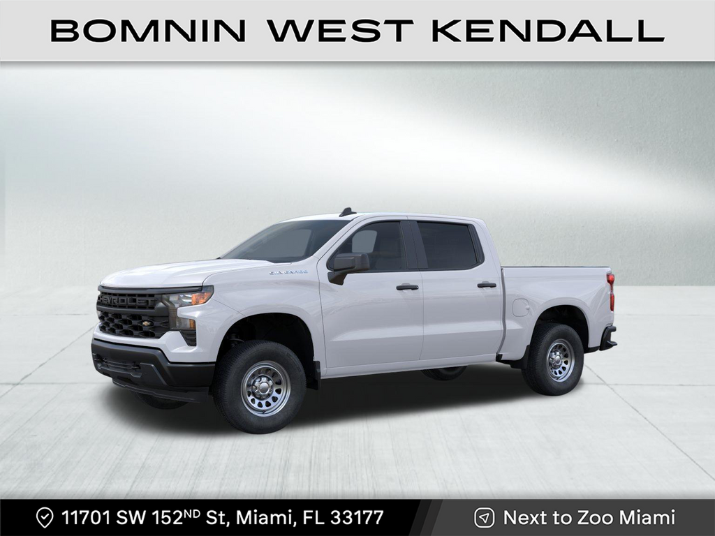 Used 2024 Chevrolet Silverado 1500 Work Truck with VIN 3GCPAAEKXRG215647 for sale in Miami, FL