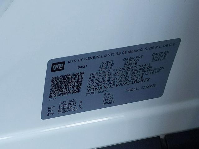 2021 Chevrolet Equinox Vehicle Photo in READING, PA 19605-1203