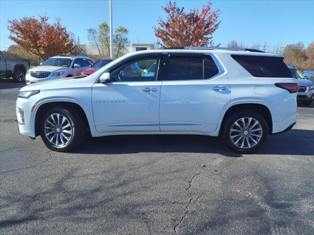 Used 2022 Chevrolet Traverse Premier with VIN 1GNERKKW7NJ105216 for sale in Avon, OH