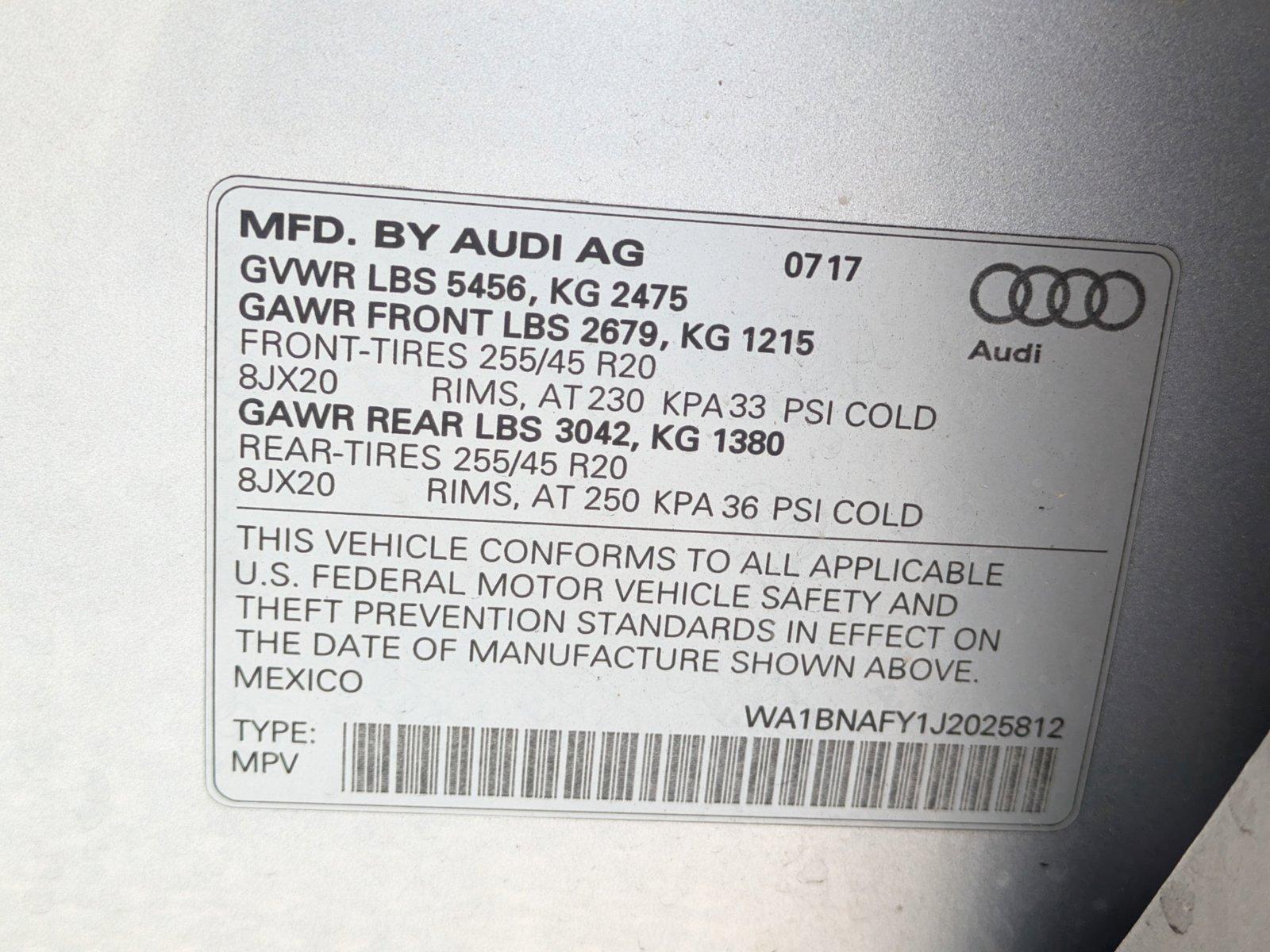 2018 Audi Q5 Vehicle Photo in Sarasota, FL 34231