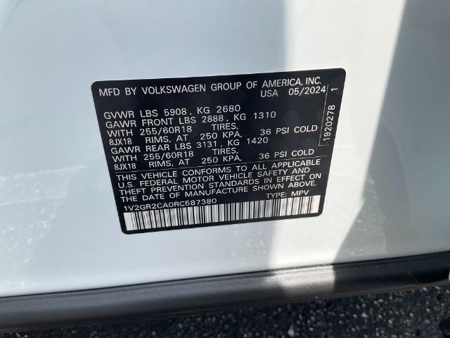 2024 Volkswagen Atlas Vehicle Photo in Oshkosh, WI 54904