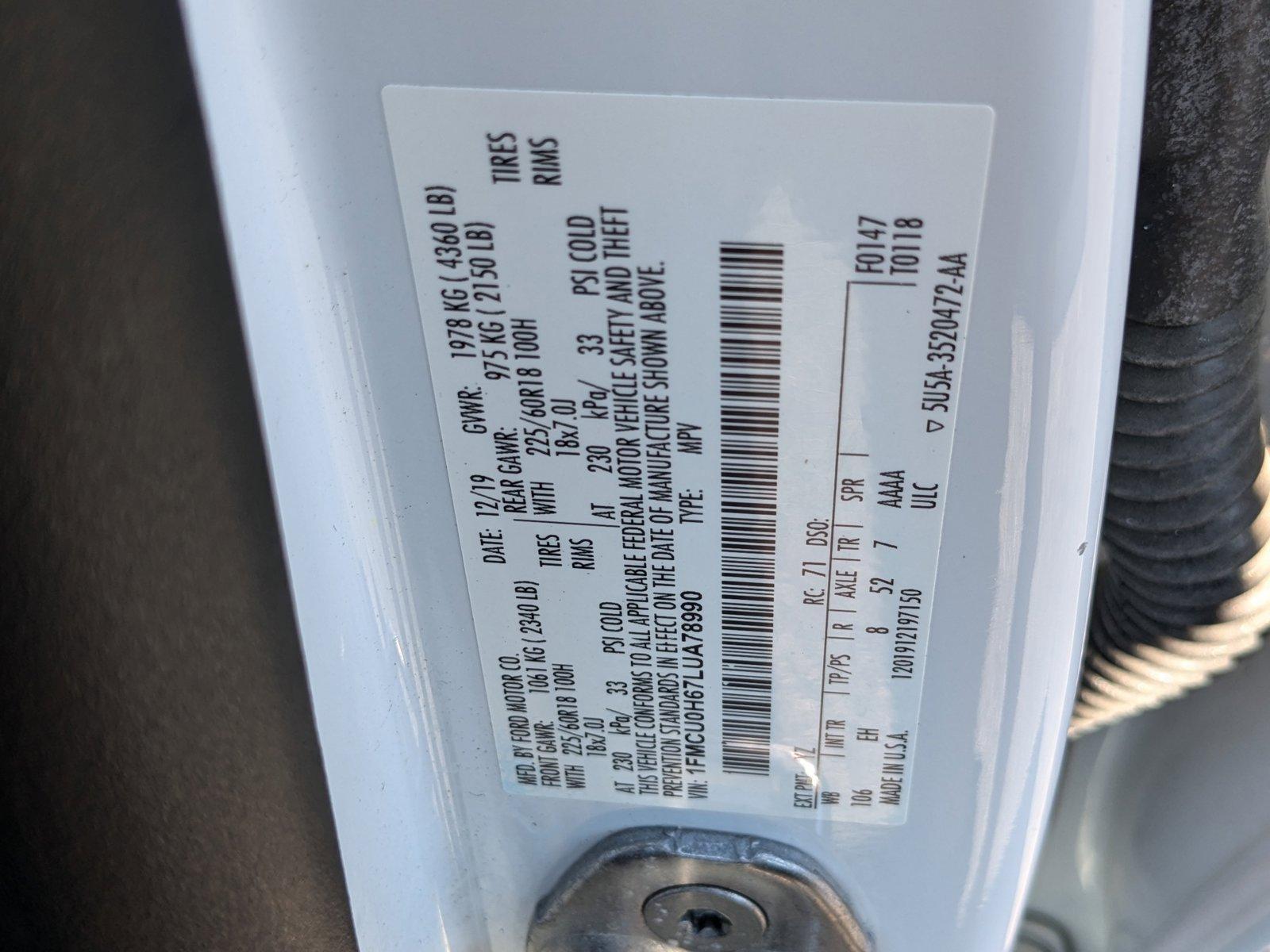 2020 Ford Escape Vehicle Photo in Panama City, FL 32401