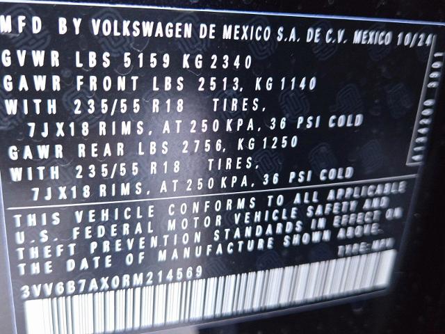 2024 Volkswagen Tiguan Vehicle Photo in WEATHERFORD, TX 76087