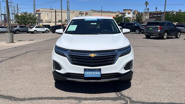 Certified 2022 Chevrolet Equinox LT with VIN 3GNAXKEV5NL105750 for sale in El Paso, TX