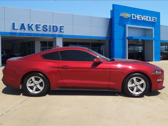 Used 2021 Ford Mustang EcoBoost with VIN 1FA6P8TH2M5154049 for sale in Rockwall, TX