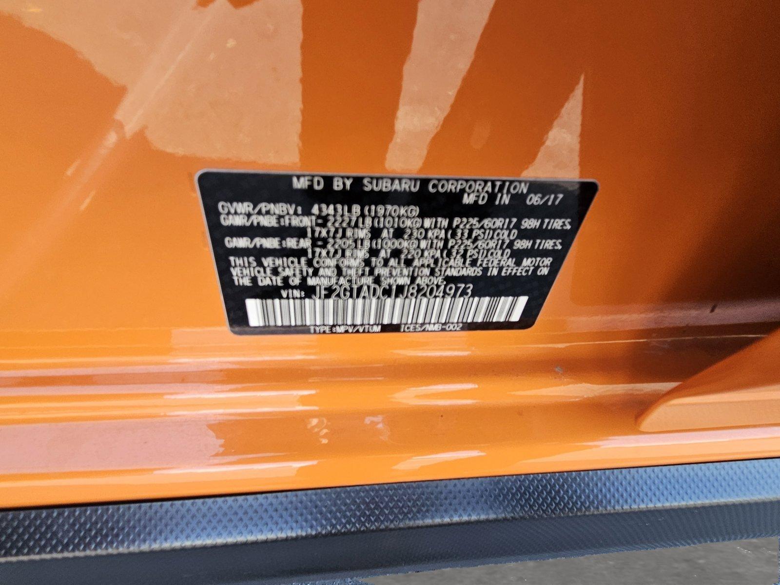 2018 Subaru Crosstrek Vehicle Photo in LAS VEGAS, NV 89146-3033