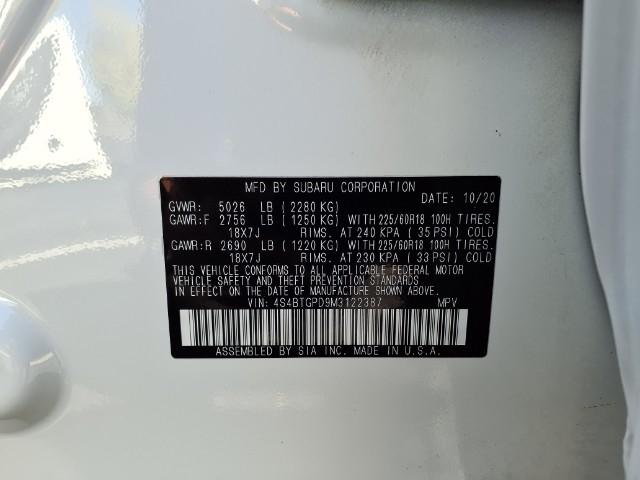 2021 Subaru Outback Vehicle Photo in Oshkosh, WI 54904