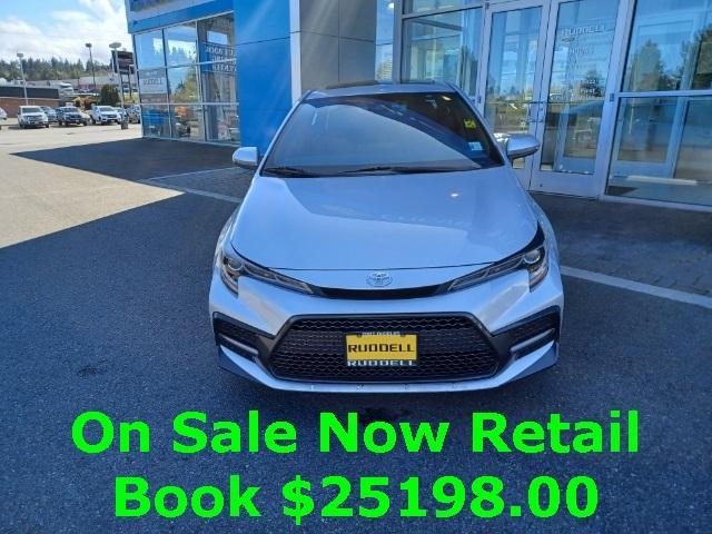 Used 2022 Toyota Corolla XSE with VIN 5YFT4MCE8NP116186 for sale in Port Angeles, WA