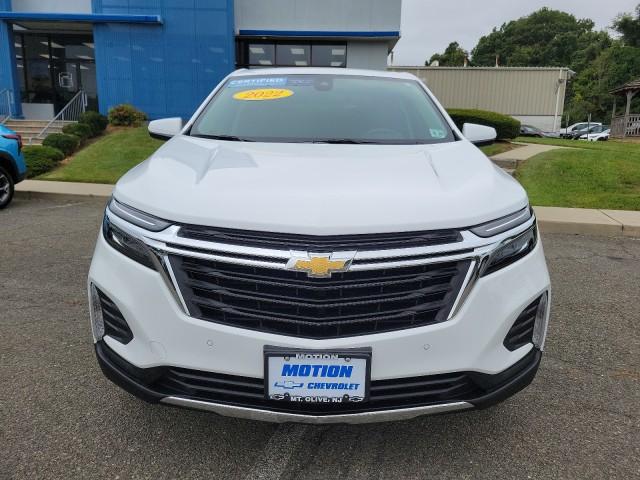 Certified 2022 Chevrolet Equinox LT with VIN 3GNAXUEV2NL274975 for sale in Mount Olive, NJ