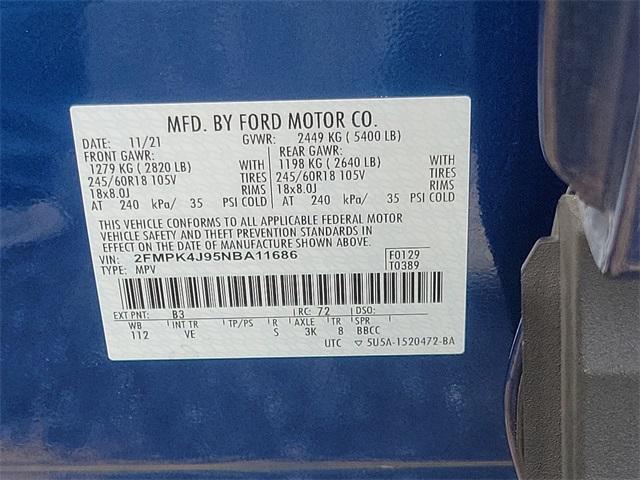 2022 Ford Edge Vehicle Photo in BERLIN, MD 21811-1121