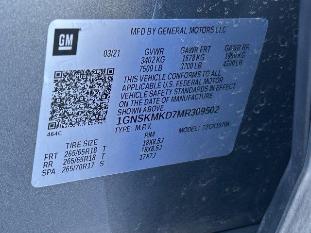 2021 Chevrolet Tahoe Vehicle Photo in DALLAS, TX 75244-5909