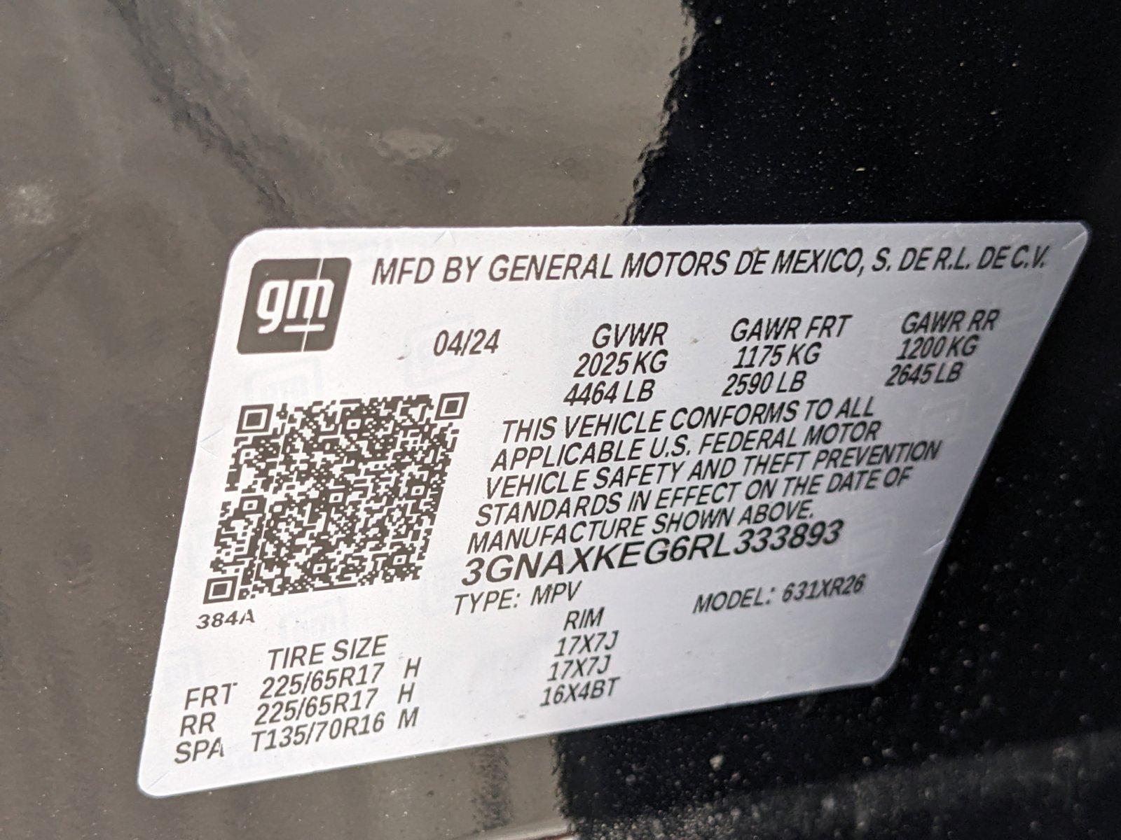 2024 Chevrolet Equinox Vehicle Photo in MIAMI, FL 33172-3015