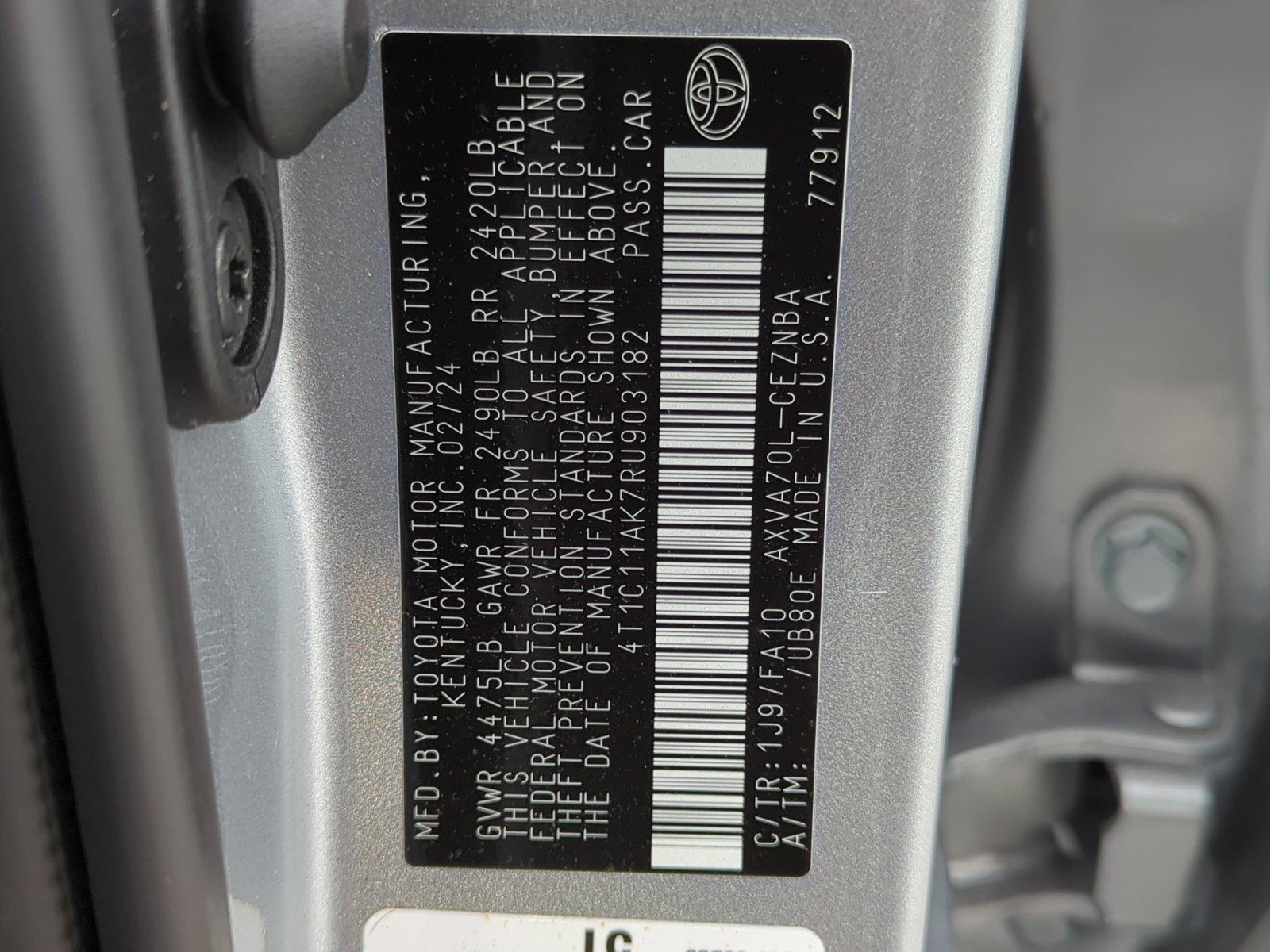 2024 Toyota Camry Vehicle Photo in Ft. Myers, FL 33907