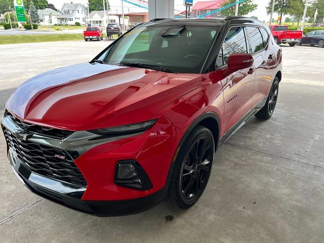 Used 2022 Chevrolet Blazer RS with VIN 3GNKBERS6NS208783 for sale in Ossian, IN