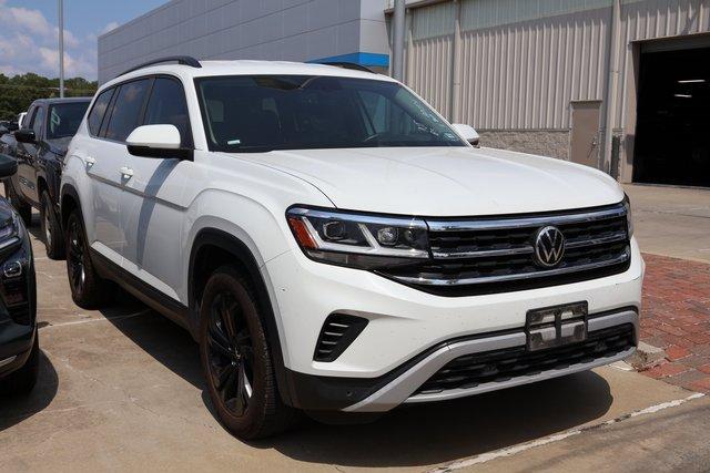 Used 2021 Volkswagen Atlas SE w/Tech with VIN 1V2WR2CA9MC593859 for sale in Covington, LA