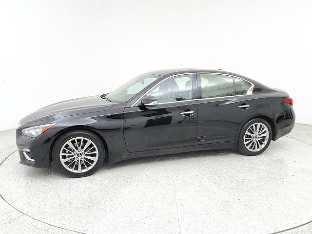 Certified 2023 INFINITI Q50 LUXE with VIN JN1EV7BPXPM511540 for sale in Grapevine, TX