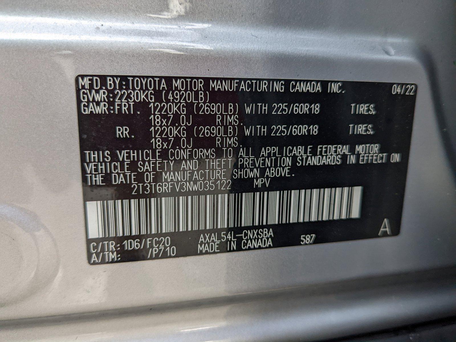 2022 Toyota RAV4 Vehicle Photo in Davie, FL 33331