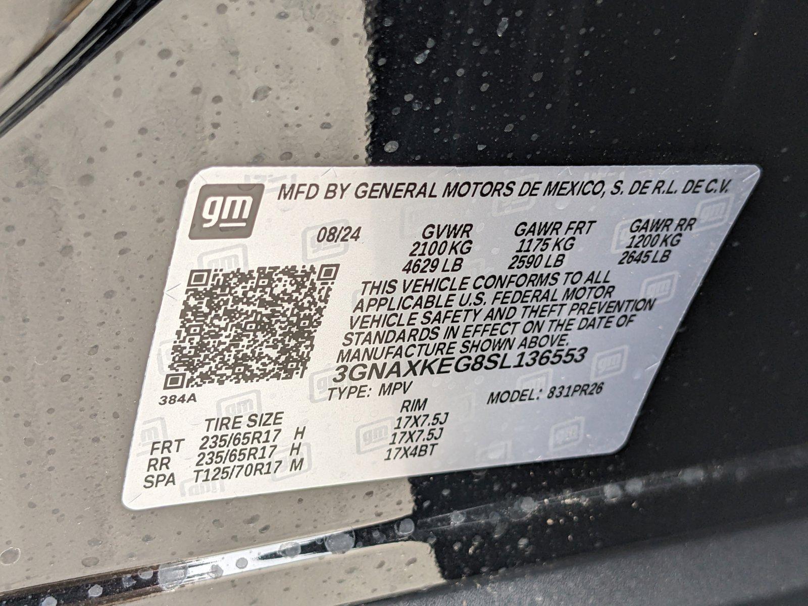 2025 Chevrolet Equinox Vehicle Photo in MIAMI, FL 33172-3015