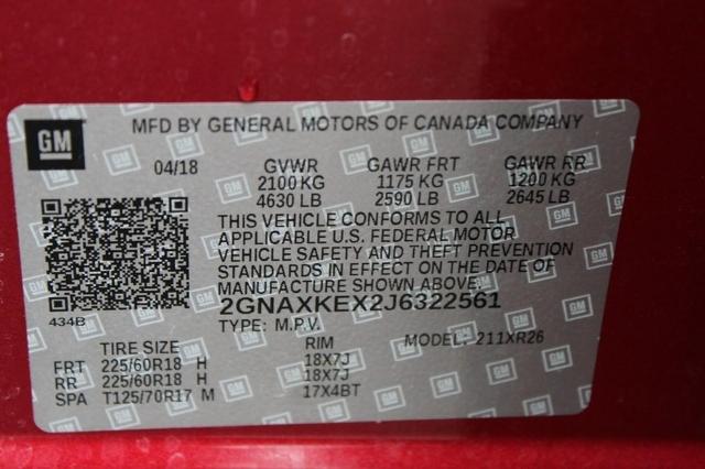 2018 Chevrolet Equinox Vehicle Photo in MIDDLETON, WI 53562-1492