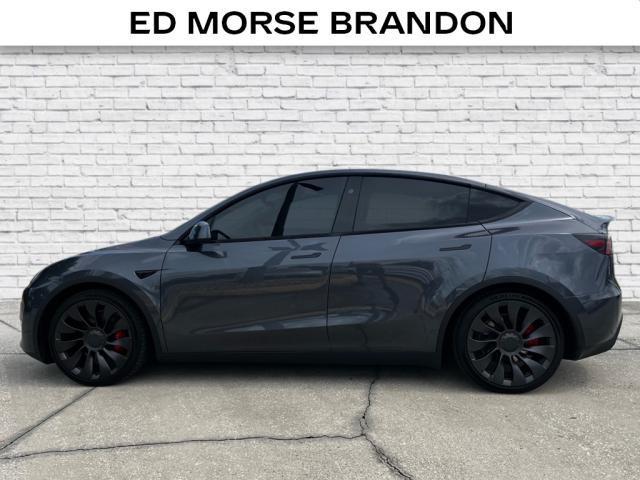 Used 2023 Tesla Model Y Performance with VIN 7SAYGDEF2PF922058 for sale in Brandon, FL