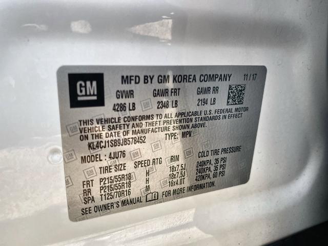 2018 Buick Encore Vehicle Photo in WILLIAMSVILLE, NY 14221-2883