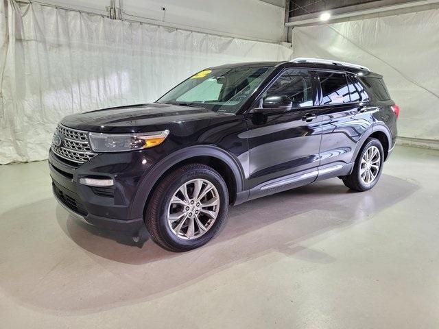 Used 2022 Ford Explorer Limited with VIN 1FMSK8FHXNGA84871 for sale in Pinconning, MI