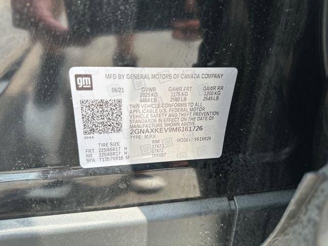 2021 Chevrolet Equinox Vehicle Photo in MEDINA, OH 44256-9631