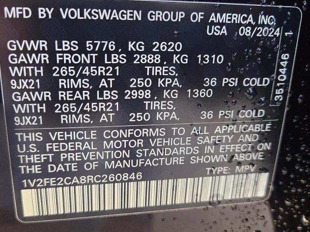 2024 Volkswagen Atlas Cross Sport Vehicle Photo in WEATHERFORD, TX 76087