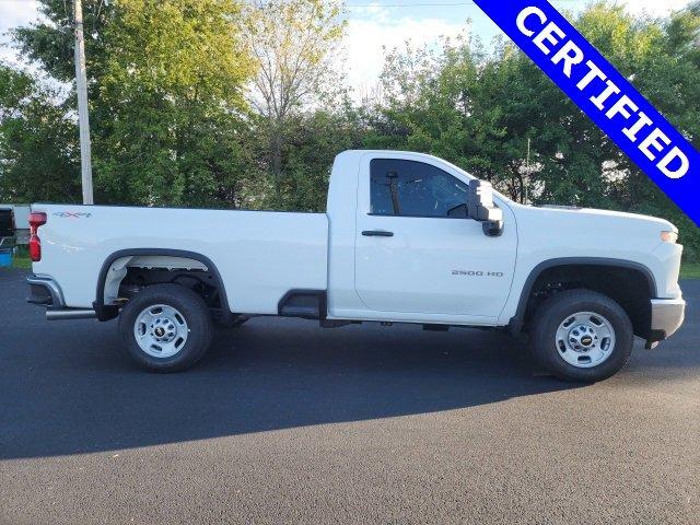 Certified 2024 Chevrolet Silverado 2500HD Work Truck with VIN 1GC3YLEY7RF143768 for sale in Princeton, IL