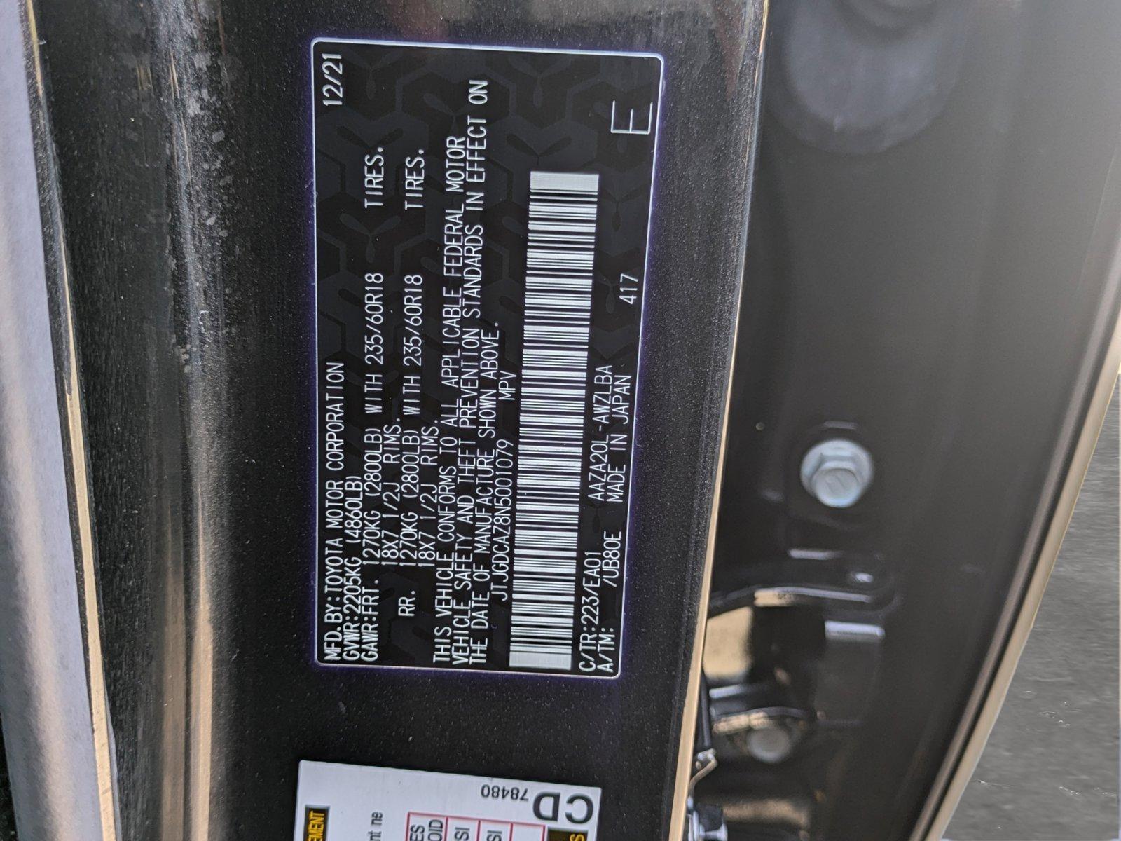 2022 Lexus NX 250 Vehicle Photo in Clearwater, FL 33761