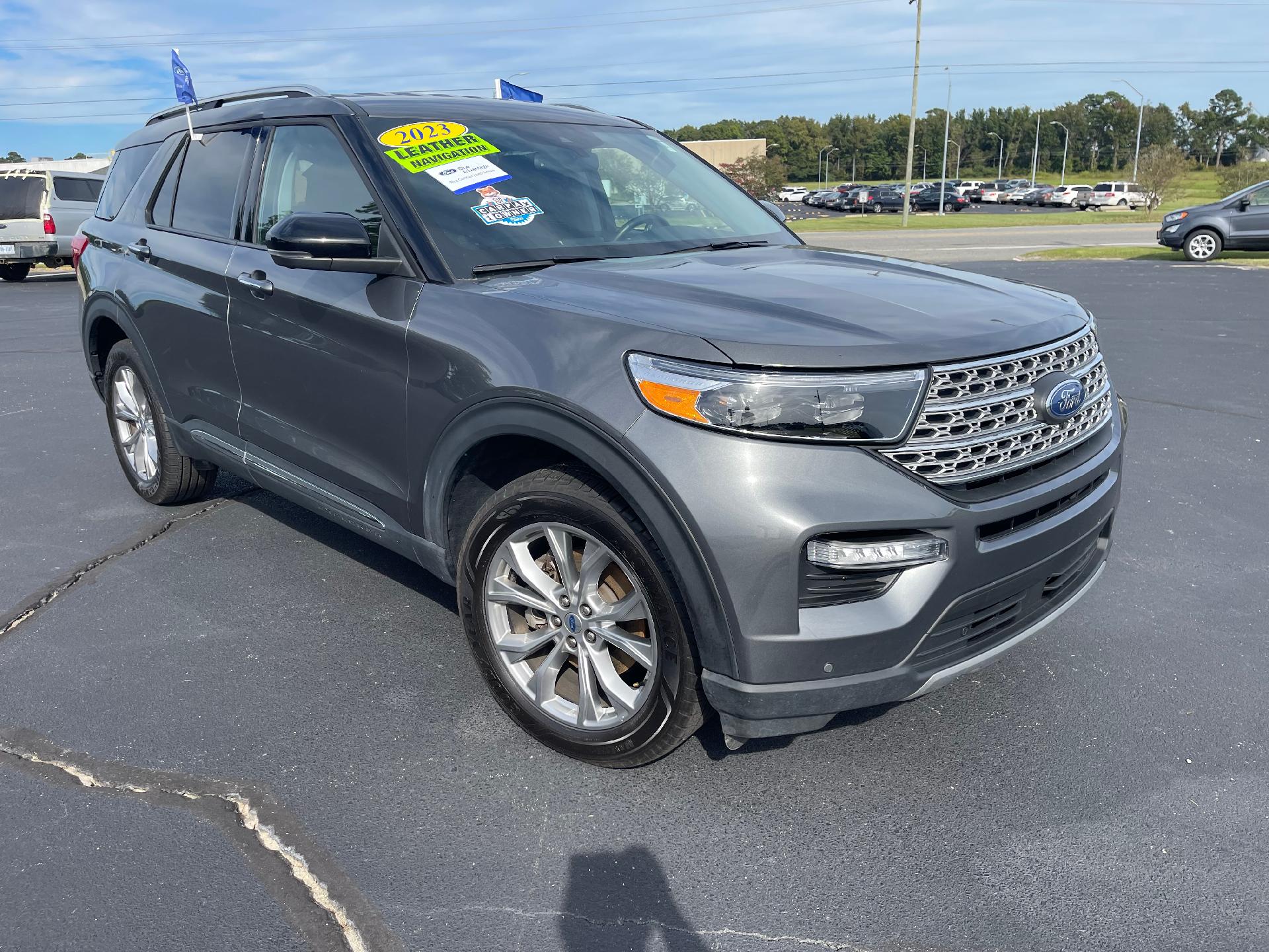 Certified 2023 Ford Explorer Limited with VIN 1FMSK8FH9PGA23577 for sale in La Grange, NC