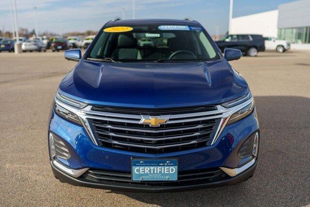 Certified 2022 Chevrolet Equinox Premier with VIN 2GNAXXEV2N6132938 for sale in Willmar, Minnesota