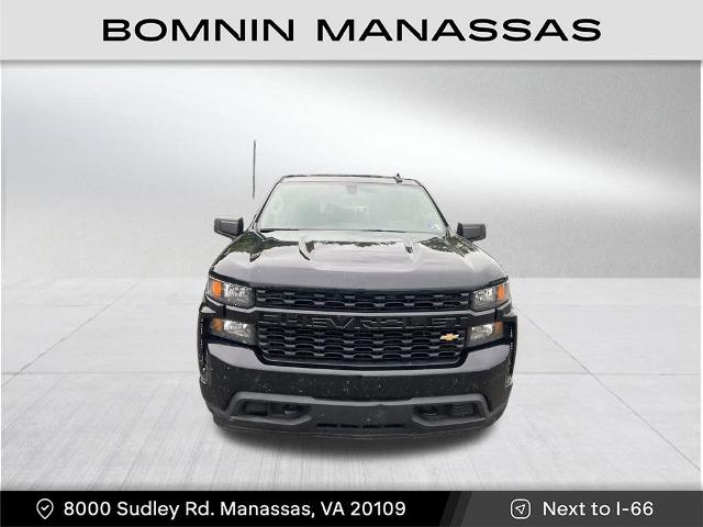 Used 2021 Chevrolet Silverado 1500 Custom with VIN 1GCPYBEK0MZ258209 for sale in Manassas, VA