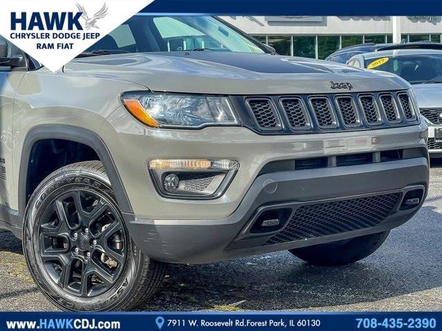 Used 2021 Jeep Compass Freedom with VIN 3C4NJDAB0MT591224 for sale in Plainfield, IL