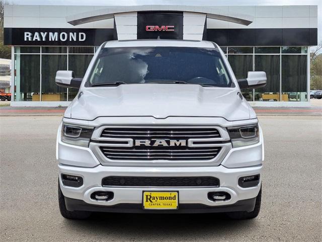 Used 2021 RAM Ram 1500 Pickup Laramie with VIN 1C6RREJT7MN625031 for sale in Center, TX