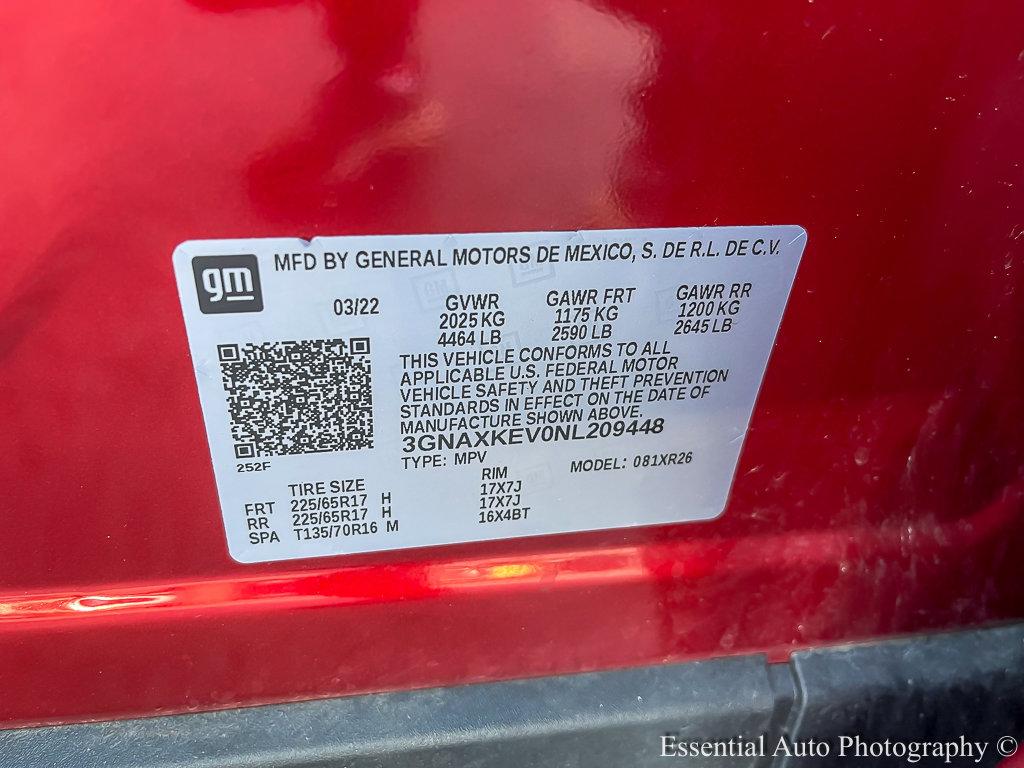 2022 Chevrolet Equinox Vehicle Photo in AURORA, IL 60503-9326