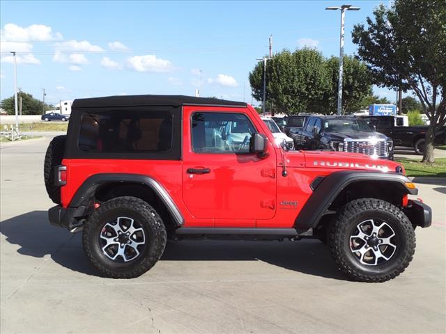 Used 2021 Jeep Wrangler Rubicon with VIN 1C4HJXCG9MW663801 for sale in Rockwall, TX