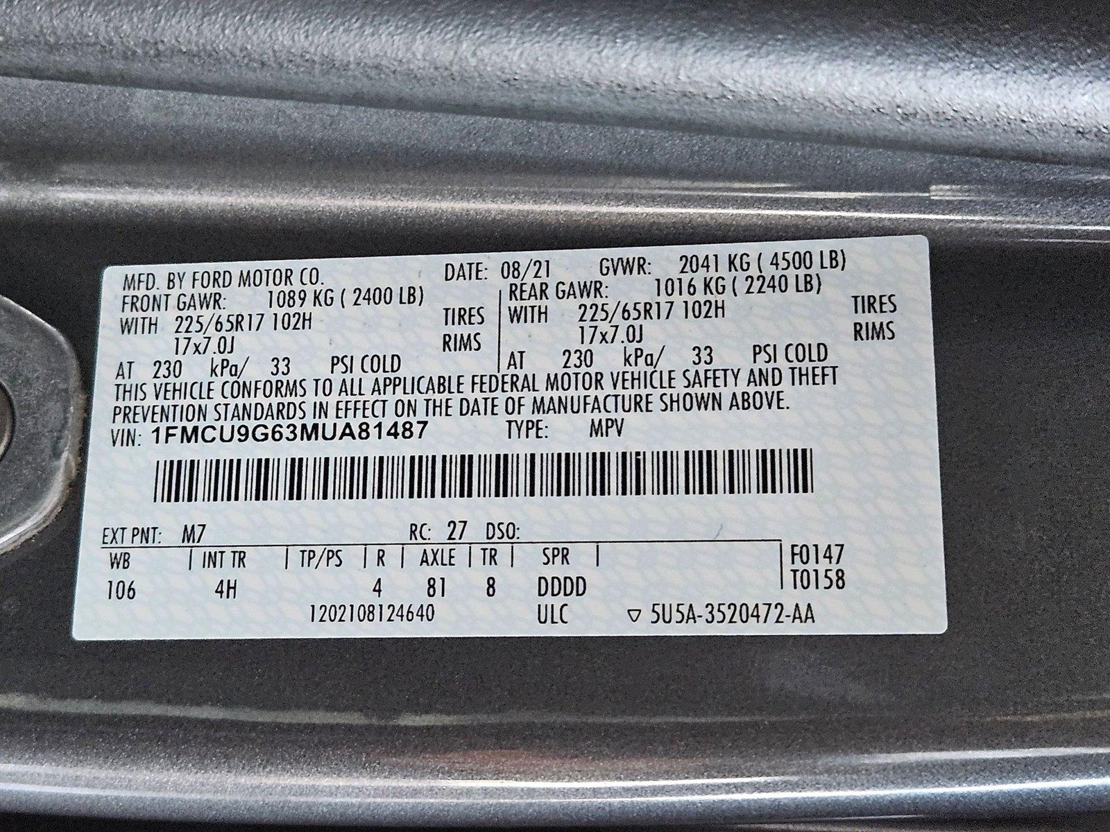 2021 Ford Escape Vehicle Photo in Henderson, NV 89014