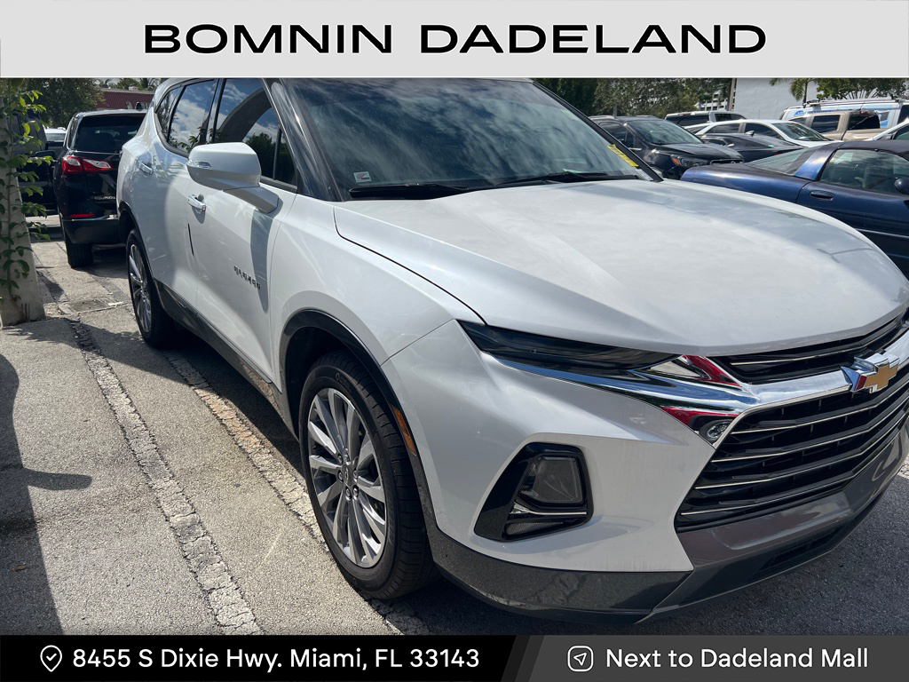 Used 2022 Chevrolet Blazer Premier with VIN 3GNKBFRS9NS177597 for sale in Miami, FL