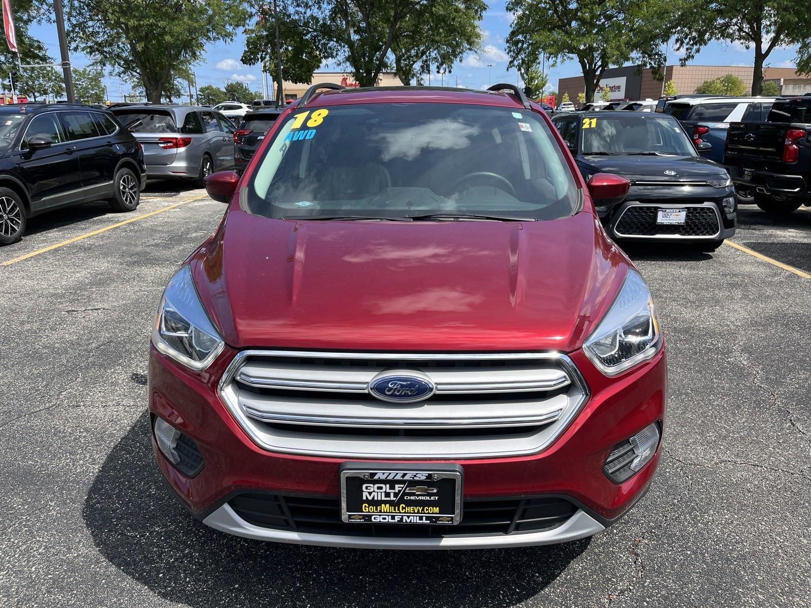 Used 2018 Ford Escape SEL with VIN 1FMCU9HD8JUB06716 for sale in Plainfield, IL