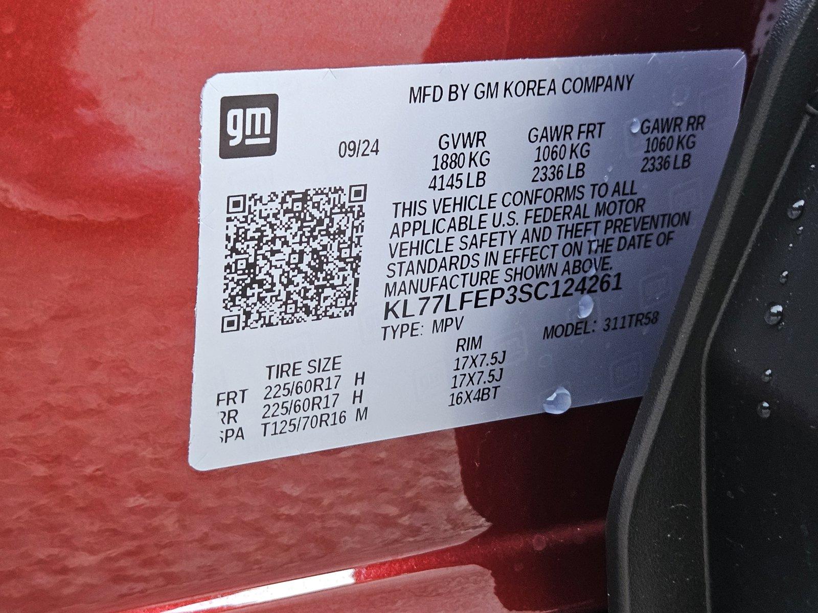 2025 Chevrolet Trax Vehicle Photo in WACO, TX 76710-2592