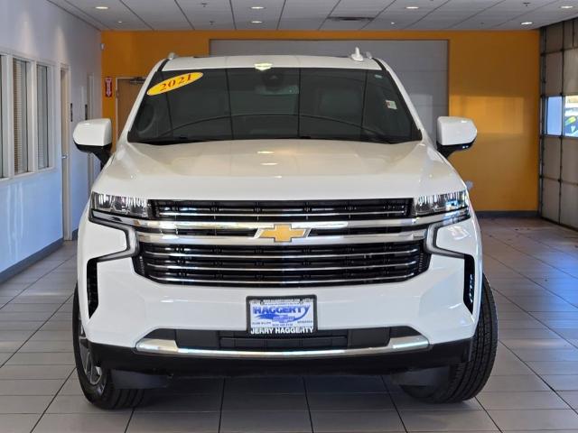 Certified 2021 Chevrolet Tahoe LT with VIN 1GNSKNKDXMR492397 for sale in Glen Ellyn, IL