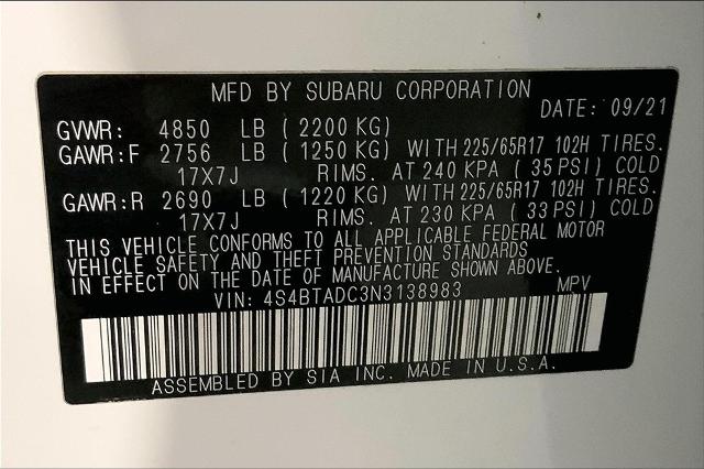 2022 Subaru Outback Vehicle Photo in Lees Summit, MO 64086