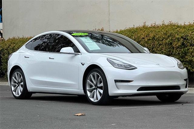 Used 2020 Tesla Model 3 Base with VIN 5YJ3E1EA5LF599425 for sale in Concord, CA