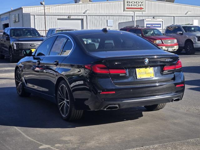 Used 2021 BMW 5 Series 530i with VIN WBA13BJ00MWW94095 for sale in Houston, TX